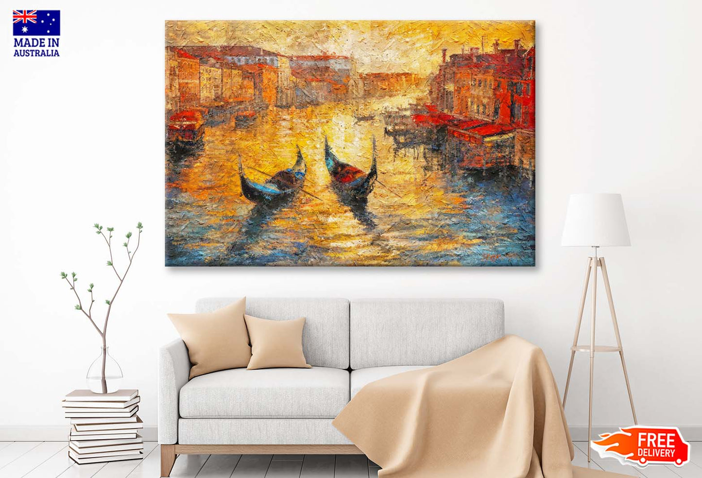 The Picturesque City Of Venice, Italy, With Its Iconic Canals Wall Art Limited Edition High Quality Print