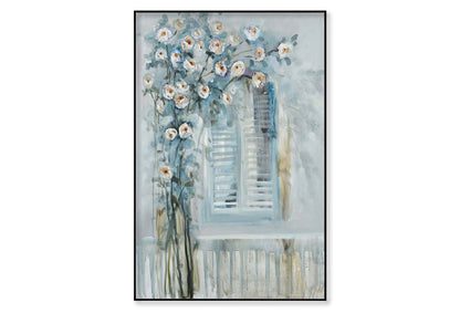 Scenery Art, Spring Flowers, Windows Wall Art Limited Edition High Quality Print