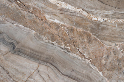 Grey Brown Marble Texture Patterns Wall Art Decor 100% Australian Made