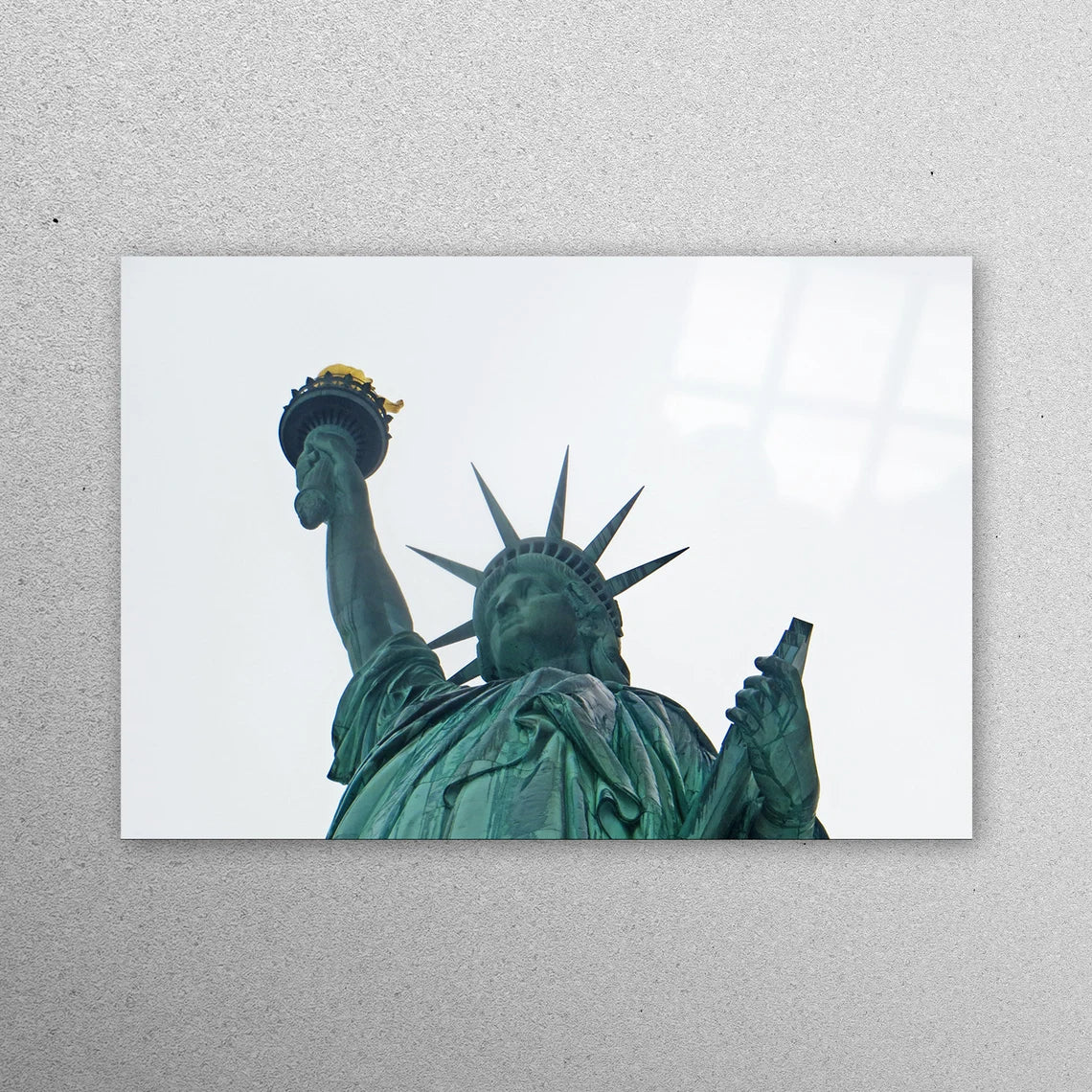 Statue of Liberty Acrylic Glass Print Tempered Glass Wall Art 100% Made in Australia Ready to Hang