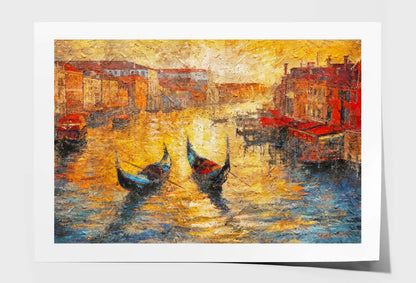 The Picturesque City Of Venice, Italy, With Its Iconic Canals Wall Art Limited Edition High Quality Print