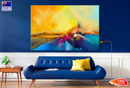 Colorful Oil Painting Limited Edition High Quality Print