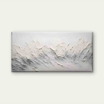 Abstract Textured Mountains Wall Art Canvas Office Home Room Framed 120x60cm