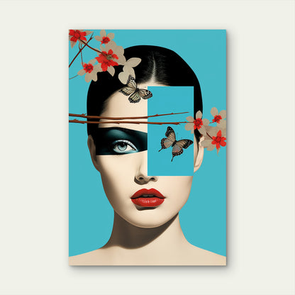 Rendering Inspirational Mood Board 40x60cm Metal Print Ready to Hang