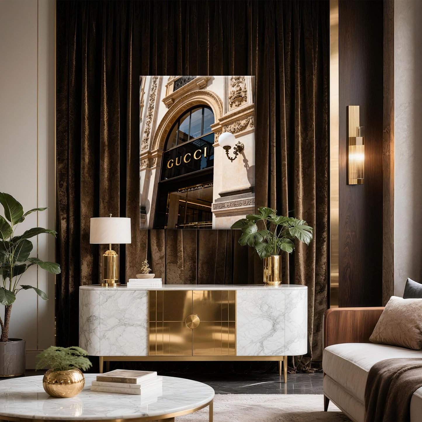 Italian High End Fashion Store Front Wall Art Decor 100% Australian Made