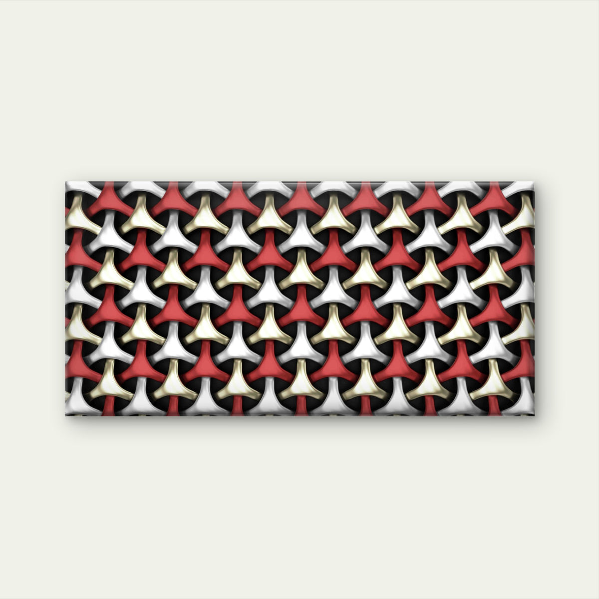 Geometric Weave Abstract Wall Art Canvas Office Home Room Framed 120x60cm