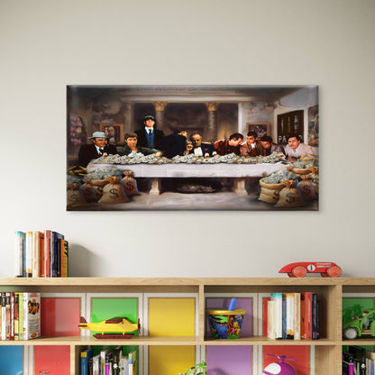 Legendary Bosses Gathering Time Wall Art Canvas Office Home Room Framed 120x60cm