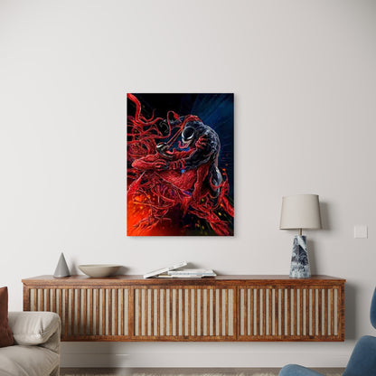 Two Fantasy Characters Metal Print Ready to Hang