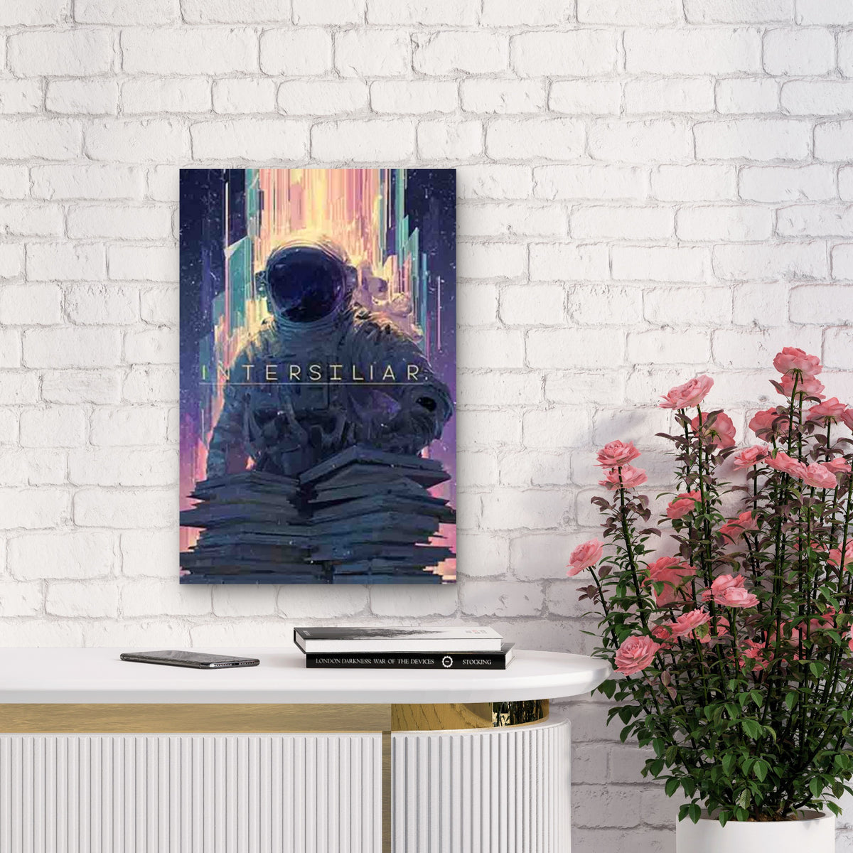 Journey Beyond Stars & Interstellar Theme Metal Print Ready to Hang
