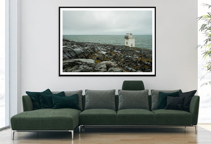 View of the Black Head Lighthouse in Ireland Home Decor Premium Quality Poster Print Choose Your Sizes