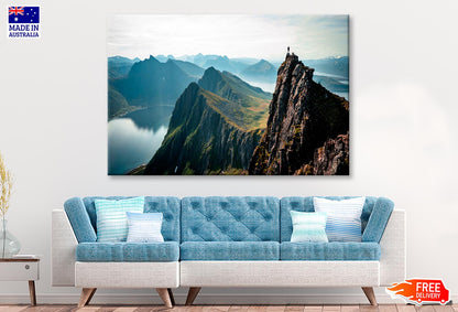 Morning Views In Senja Norway Wall Art Decor 100% Australian Made