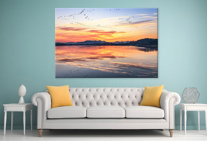Winter Morning at Junam Reservoir  Wall Art Decor 100% Australian Made