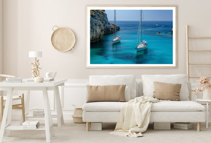 Couple of Boats, Sky Home Decor Premium Quality Poster Print Choose Your Sizes