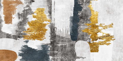 Gold Leaf Texture Canvas Wall Art Canvas Office Home Room Framed 120x60cm