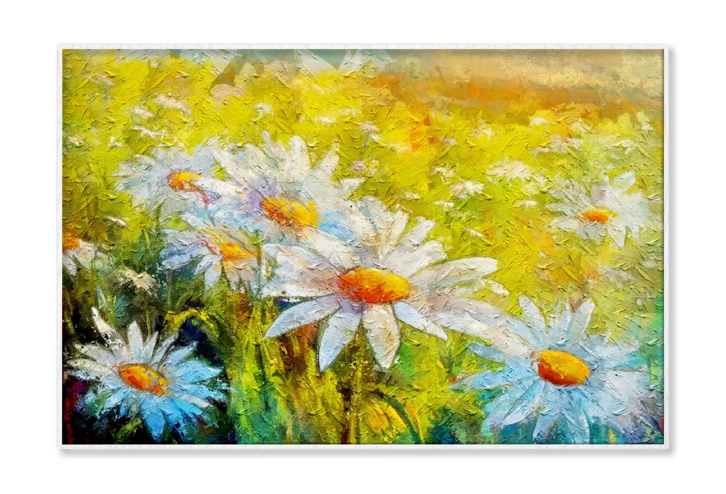 Painting Of Flowers, Beautiful Field Flowers Wall Art Limited Edition High Quality Print