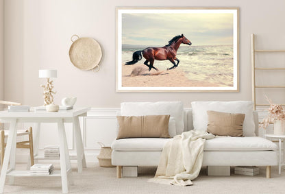 Wonderful Marine & Running Horse Home Decor Premium Quality Poster Print Choose Your Sizes