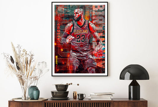 'The Chosen One' Cleveland 23 Basketball Design Home Decor Premium Quality Poster Print Choose Your Sizes
