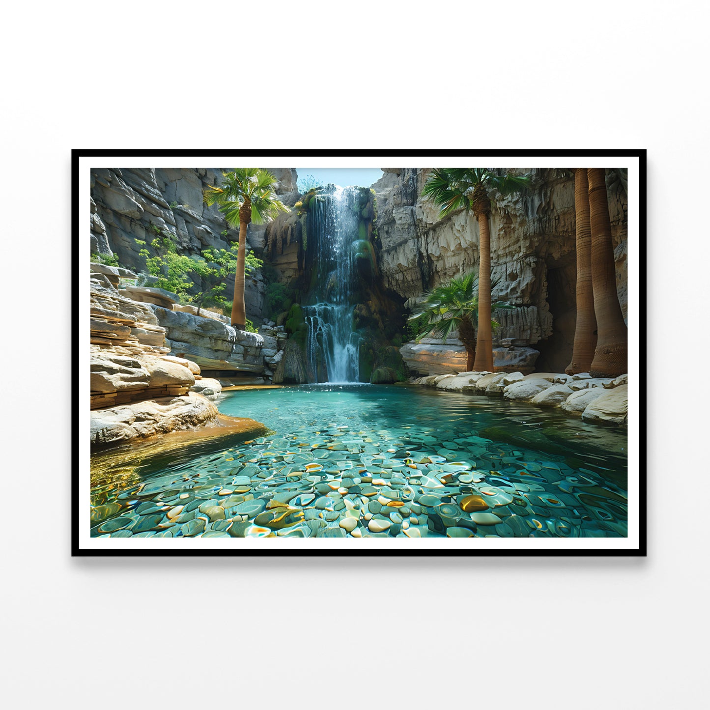 Waterfall in the Park Home Decor Premium Quality Poster Print Choose Your Sizes