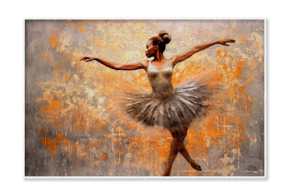 Ballerina Girl Oil Painting Wall Art Limited Edition High Quality Print