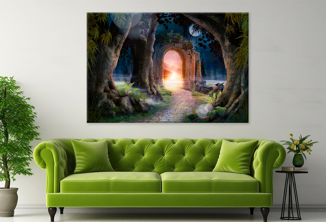 Enchanted Garden Archway Landscape Wall Art Decor 100% Australian Made
