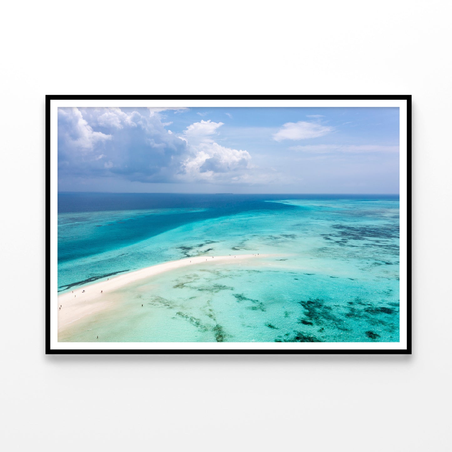 Island In Clear Blue Indian Ocean Home Decor Premium Quality Poster Print Choose Your Sizes