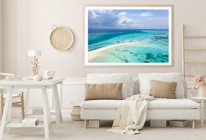 Island In Clear Blue Indian Ocean Home Decor Premium Quality Poster Print Choose Your Sizes