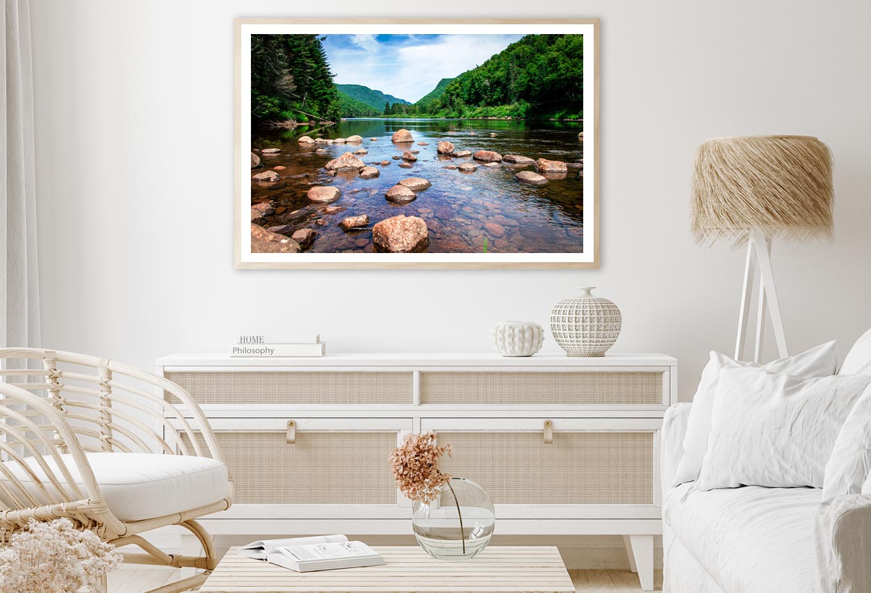 View Of Jacques Cartier River in Jacques Cartier National Park in Quebec Home Decor Premium Quality Poster Print Choose Your Sizes