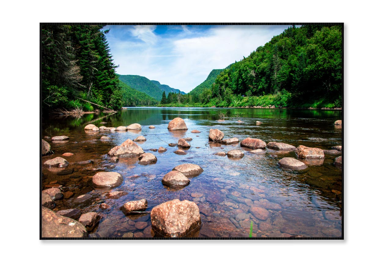 View Of Jacques Cartier River in Jacques Cartier National Park in Quebec Home Decor Premium Quality Poster Print Choose Your Sizes