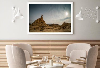 Bardenas Reales A La Luz De La Luna Home Decor Premium Quality Poster Print Choose Your Sizes