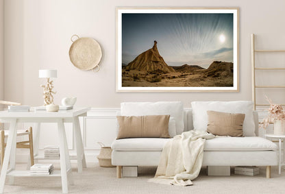 Bardenas Reales A La Luz De La Luna Home Decor Premium Quality Poster Print Choose Your Sizes