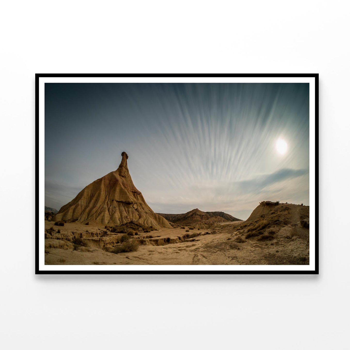 Bardenas Reales A La Luz De La Luna Home Decor Premium Quality Poster Print Choose Your Sizes