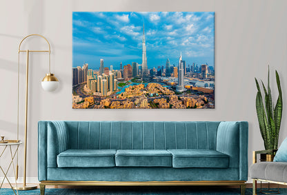 Sunrise View Dubai City Skyline Wall Art Decor 100% Australian Made