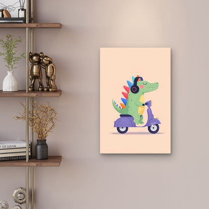 Featuring Retro Diner Date Delight 60x90cm Metal Print Ready to Hang