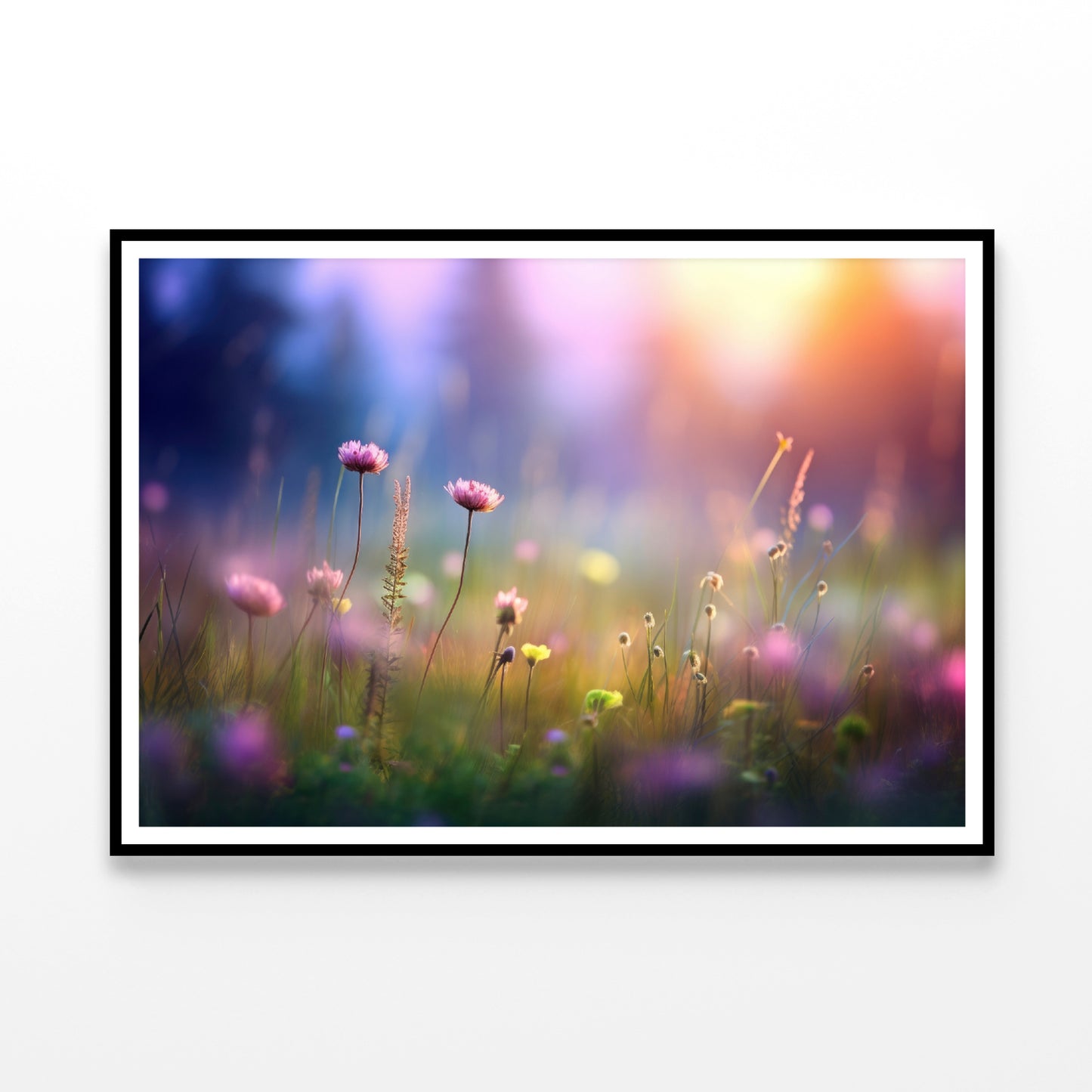 Blurred Meadow Background Grassland Home Decor Premium Quality Poster Print Choose Your Sizes