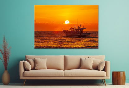 Sea Sunrise at Kangyang Port, Ulsan Wall Art Decor 100% Australian Made