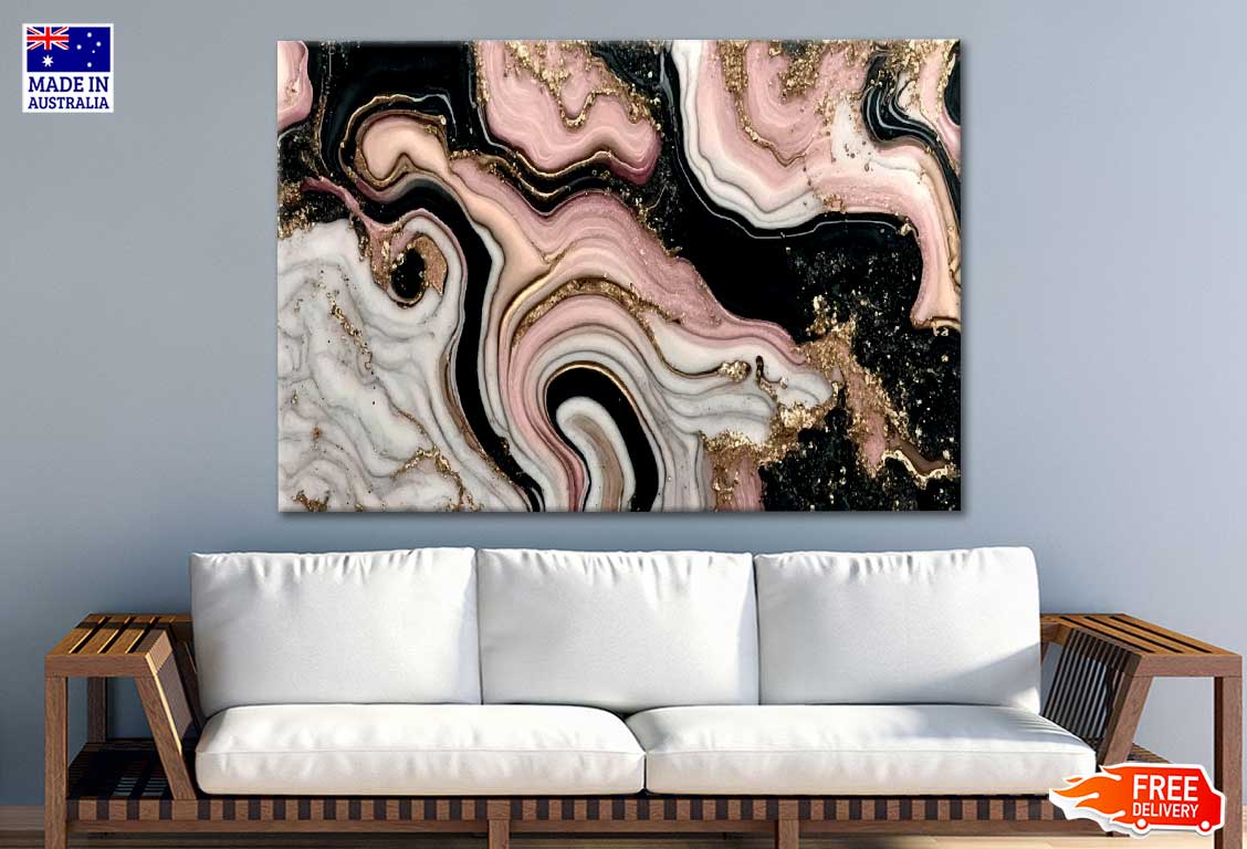 Abstract Fluid Art Painting Print 100% Australian Made