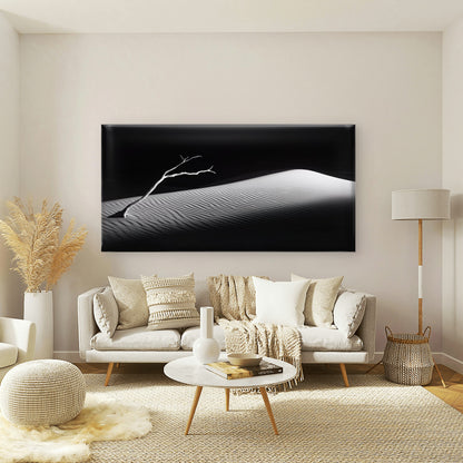 Shadows Over Silent Dunes Wall Art Canvas Office Home Room Framed 120x60cm