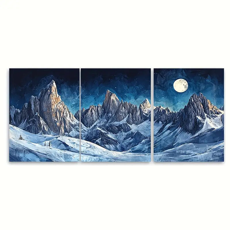 3pcs Dolomites Italian Alps Travel Wall Art Set Canvas Framed 60x90cm - High Quality Print 100% Australian Made Wall Canvas Ready to Hang