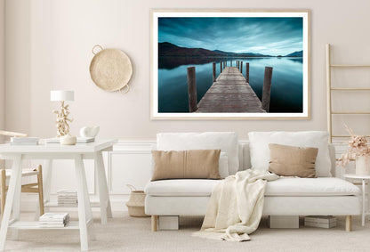 Derwent Water Jetty, Lake Home Decor Premium Quality Poster Print Choose Your Sizes