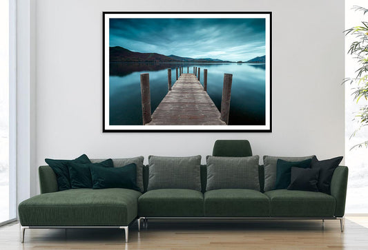 Derwent Water Jetty, Lake Home Decor Premium Quality Poster Print Choose Your Sizes