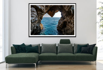 Sea Cave with Water View Home Decor Premium Quality Poster Print Choose Your Sizes