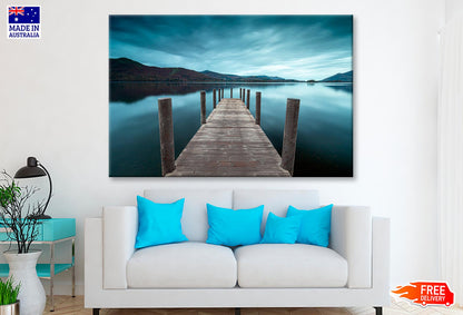 Derwent Water Jetty, Lake Wall Art Decor 100% Australian Made