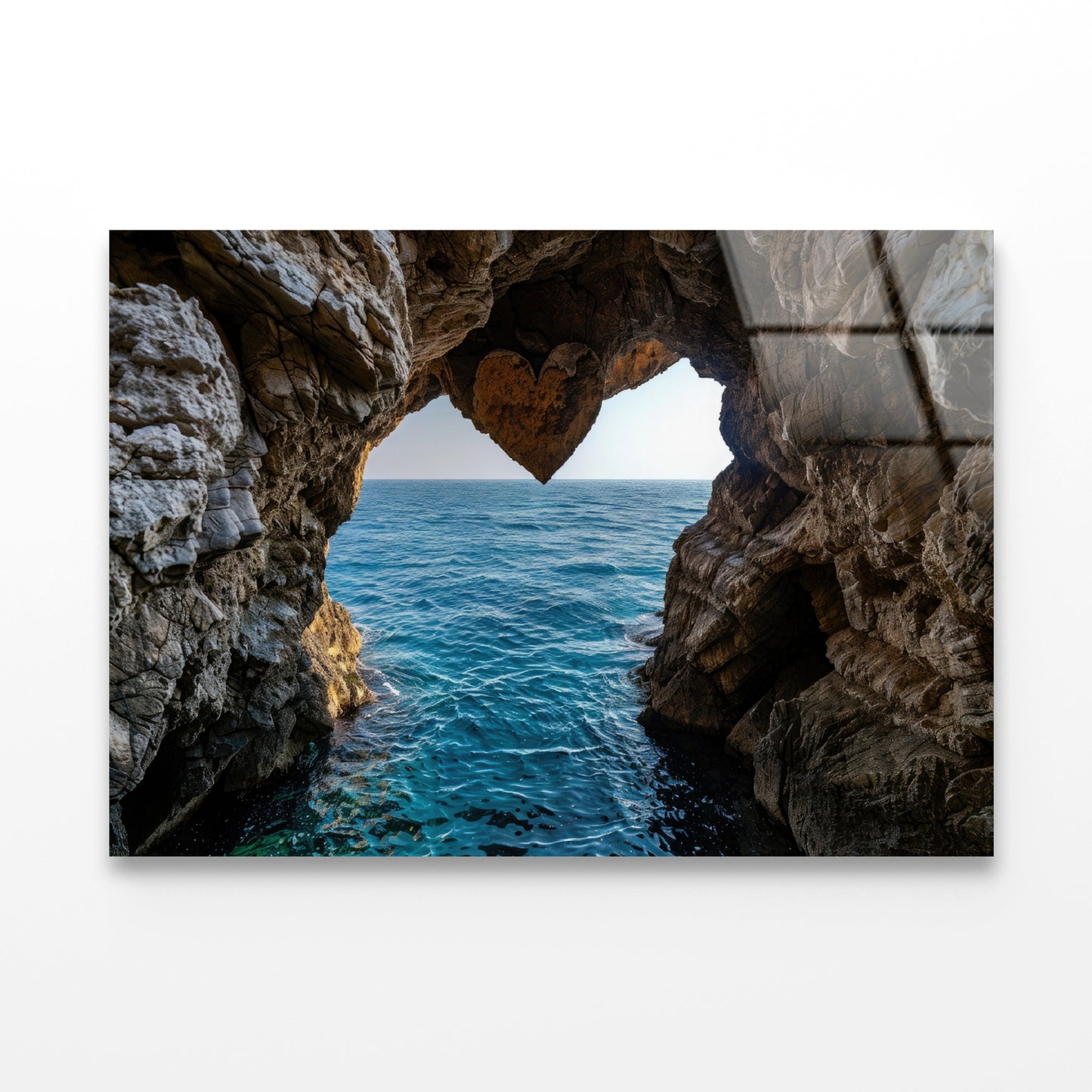 Sea Cave with Water View Acrylic Glass Print Tempered Glass Wall Art 100% Made in Australia Ready to Hang