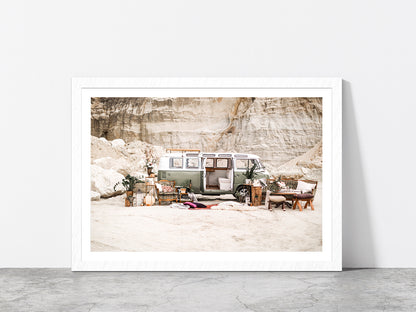 Wedding Decor In Rustic Style Glass Framed Wall Art, Ready to Hang Quality Print With White Border White