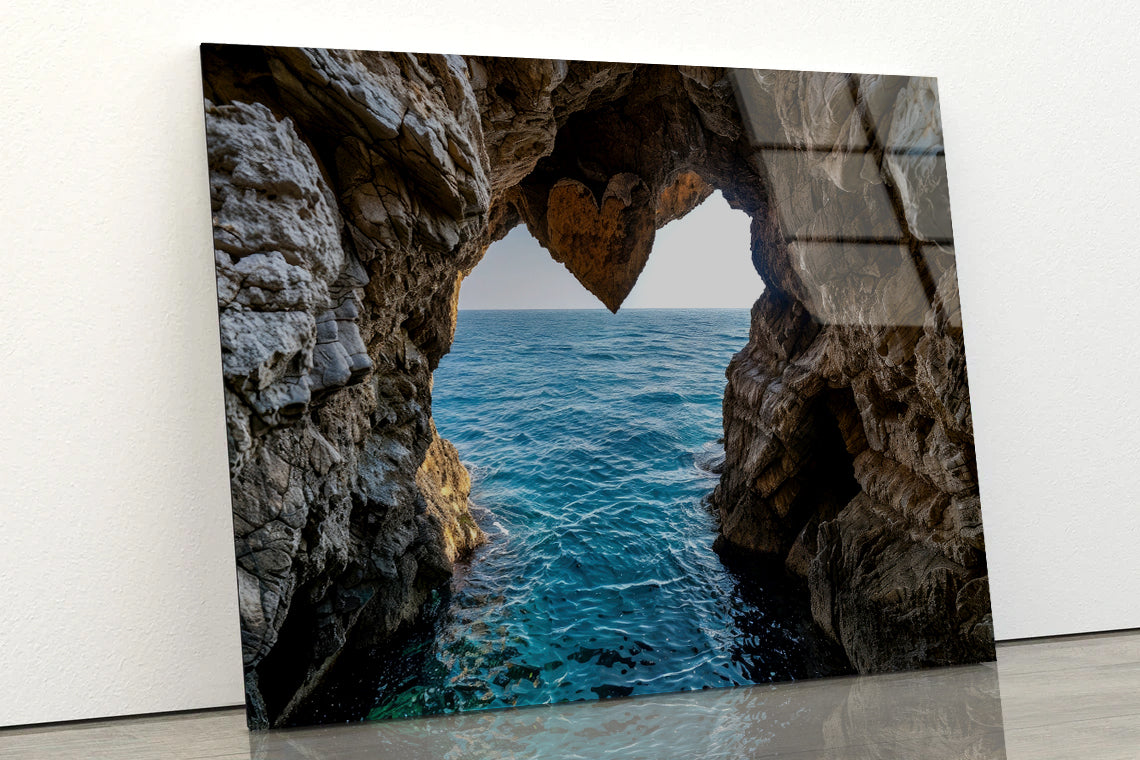 Sea Cave with Water View Acrylic Glass Print Tempered Glass Wall Art 100% Made in Australia Ready to Hang