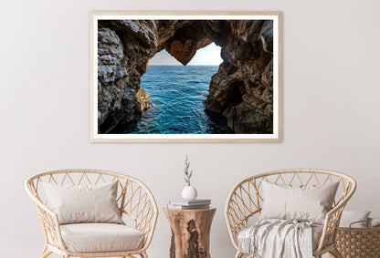 Sea Cave with Water View Home Decor Premium Quality Poster Print Choose Your Sizes