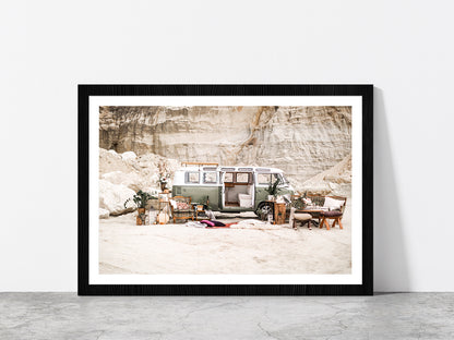 Wedding Decor In Rustic Style Glass Framed Wall Art, Ready to Hang Quality Print With White Border Black