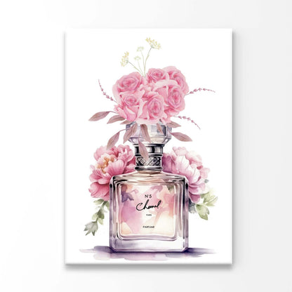 Pink Perfume 3D Design Acrylic Glass Print Tempered Glass Wall Art 100% Made in Australia Ready to Hang