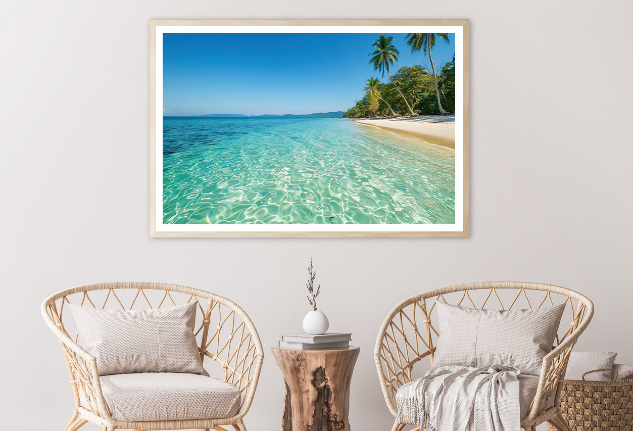 Beach & Palm Trees Home Decor Premium Quality Poster Print Choose Your Sizes