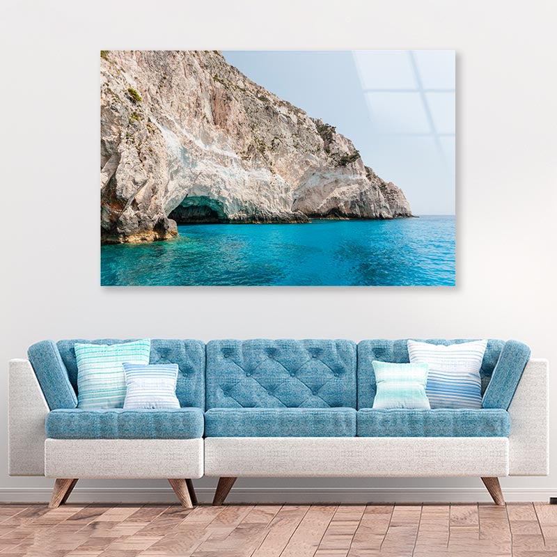 Zakynthos Greece Acrylic Glass Print Tempered Glass Wall Art 100% Made in Australia Ready to Hang